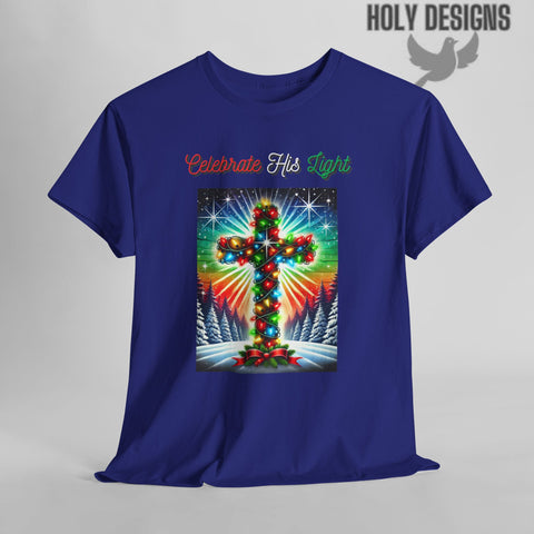 "Celebrate His Light This Christmas" Men's T-Shirt