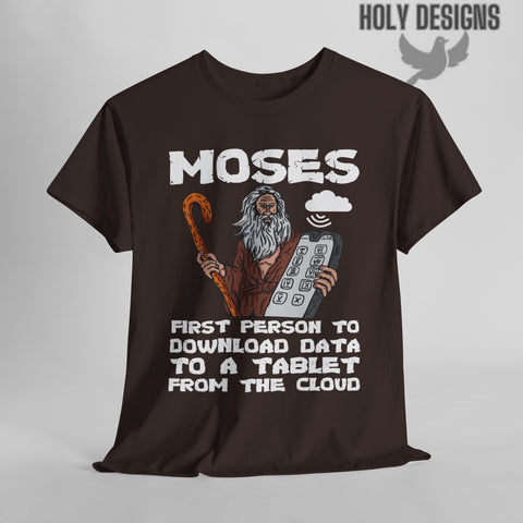 "Moses: Download Data to a Tablet from the Cloud" Men's T-Shirt
