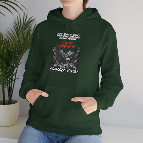 "Isaiah 40:31 Renewed Strength" Women's Hoodie