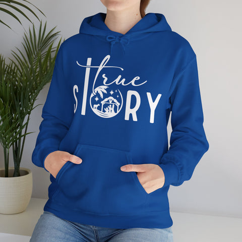 "True Story" Christmas Christian Hoodie for Women