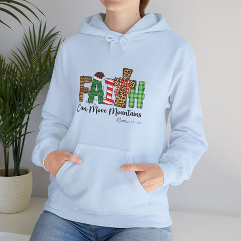 "Faith Can Move Mountains" Hoodie for Women