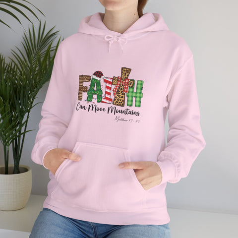 "Faith Can Move Mountains" Hoodie for Women