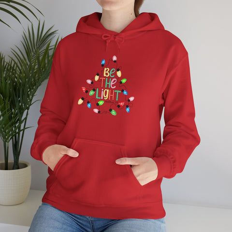 "Be The Light" Christmas Christian Hoodie for Women