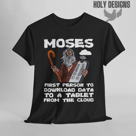 "Moses: Download Data to a Tablet from the Cloud" Men's T-Shirt