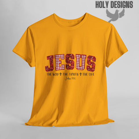 "Jesus The Way The Truth The Life" Christmas Tee for Women