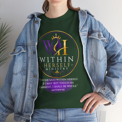 Customer Order – Sabrina J. – Within Herself Ministry Custom Shirt