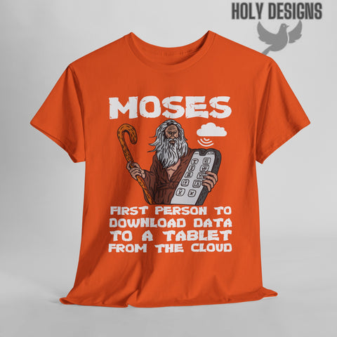 "Moses: Download Data to a Tablet from the Cloud" Men's T-Shirt