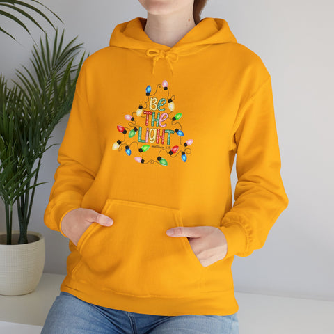 "Be The Light" Christmas Christian Hoodie for Women