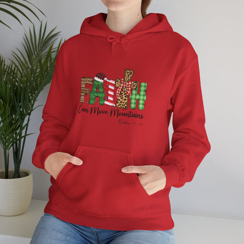 "Faith Can Move Mountains" Hoodie for Women