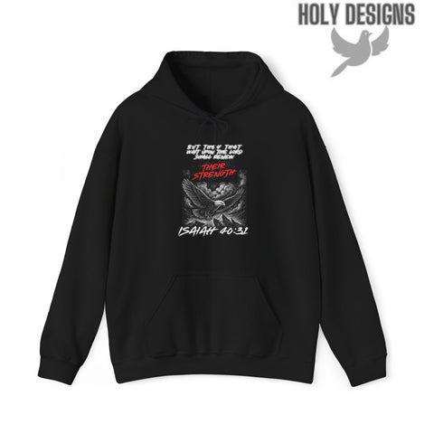 "Isaiah 40:31 Renewed Strength" Men's Hoodie
