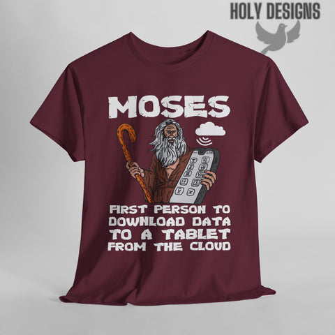 "Moses: Download Data to a Tablet from the Cloud" Men's T-Shirt