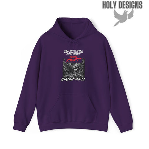 "Isaiah 40:31 Renewed Strength" Men's Hoodie