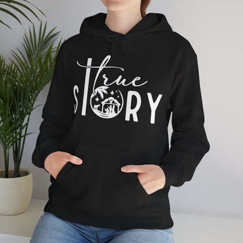 "True Story" Christmas Christian Hoodie for Women