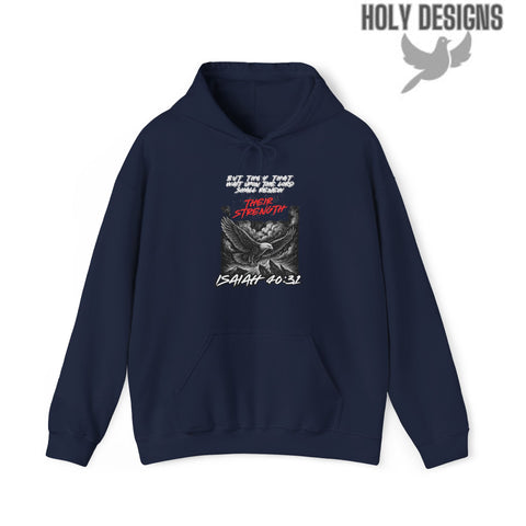 "Isaiah 40:31 Renewed Strength" Men's Hoodie