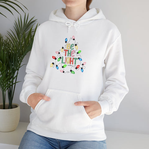 "Be The Light" Christmas Christian Hoodie for Women