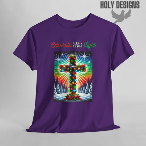 "Celebrate His Light This Christmas" Men's T-Shirt