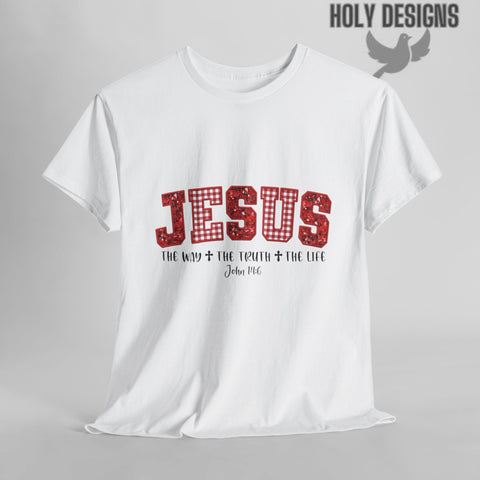 "Jesus The Way The Truth The Life" Christmas Tee for Women