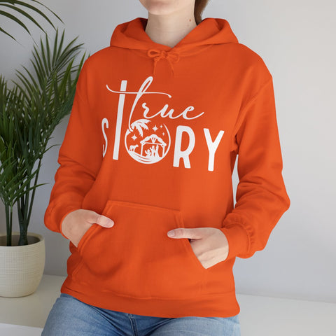 "True Story" Christmas Christian Hoodie for Women