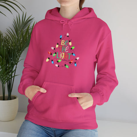 "Be The Light" Christmas Christian Hoodie for Women