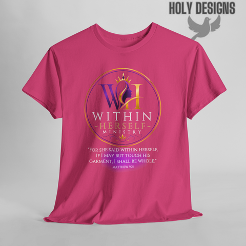 Customer Order – Sabrina J. – Within Herself Ministry Custom Shirt