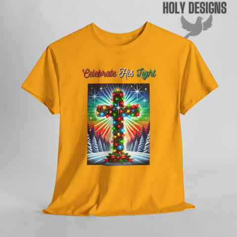 "Celebrate His Light This Christmas" Men's T-Shirt