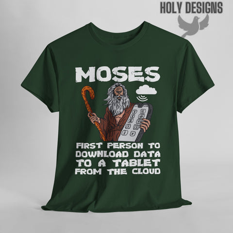 "Moses: Download Data to a Tablet from the Cloud" Men's T-Shirt