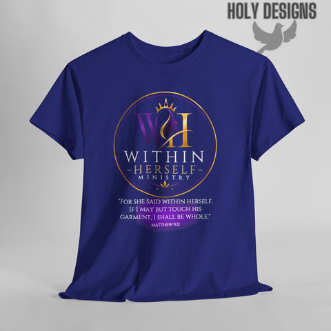 Customer Order – Sabrina J. – Within Herself Ministry Custom Shirt