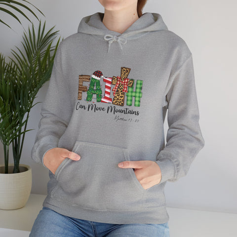"Faith Can Move Mountains" Hoodie for Women