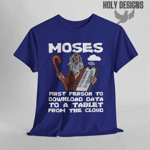 "Moses: Download Data to a Tablet from the Cloud" Men's T-Shirt