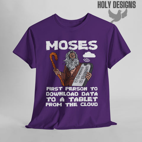 "Moses: Download Data to a Tablet from the Cloud" Men's T-Shirt