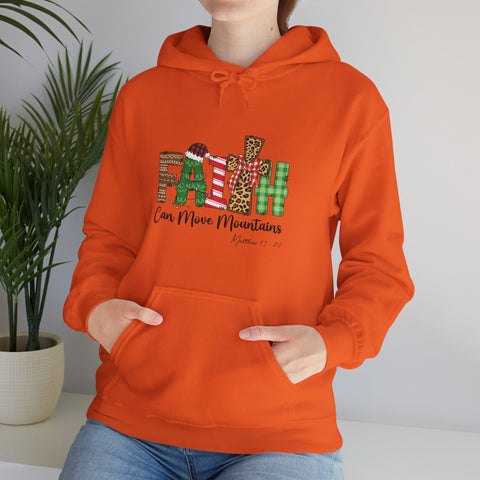 "Faith Can Move Mountains" Hoodie for Women