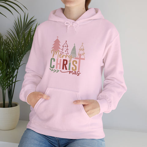 "Merry CHRISTmas" Christmas Christian Hoodie for Women
