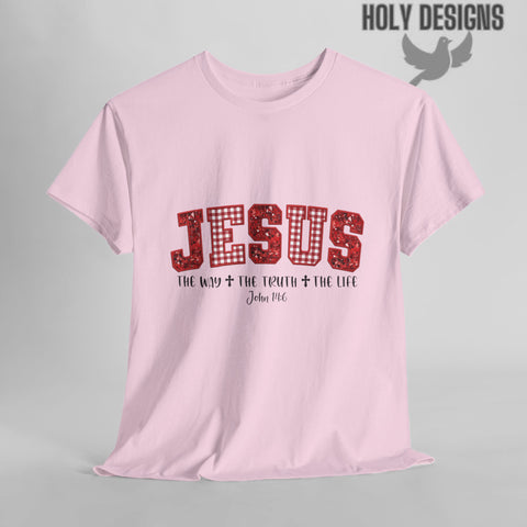 "Jesus The Way The Truth The Life" Christmas Tee for Women