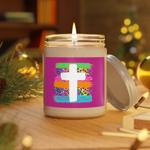 "Radiant Cross Candle (9 oz)"