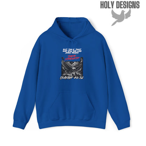 "Isaiah 40:31 Renewed Strength" Men's Hoodie