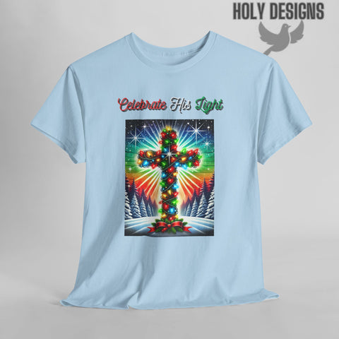 "Celebrate His Light This Christmas" Men's T-Shirt