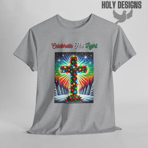 "Celebrate His Light This Christmas" Men's T-Shirt